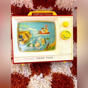 1966 Vintage Fisher Price Two Tune TV
